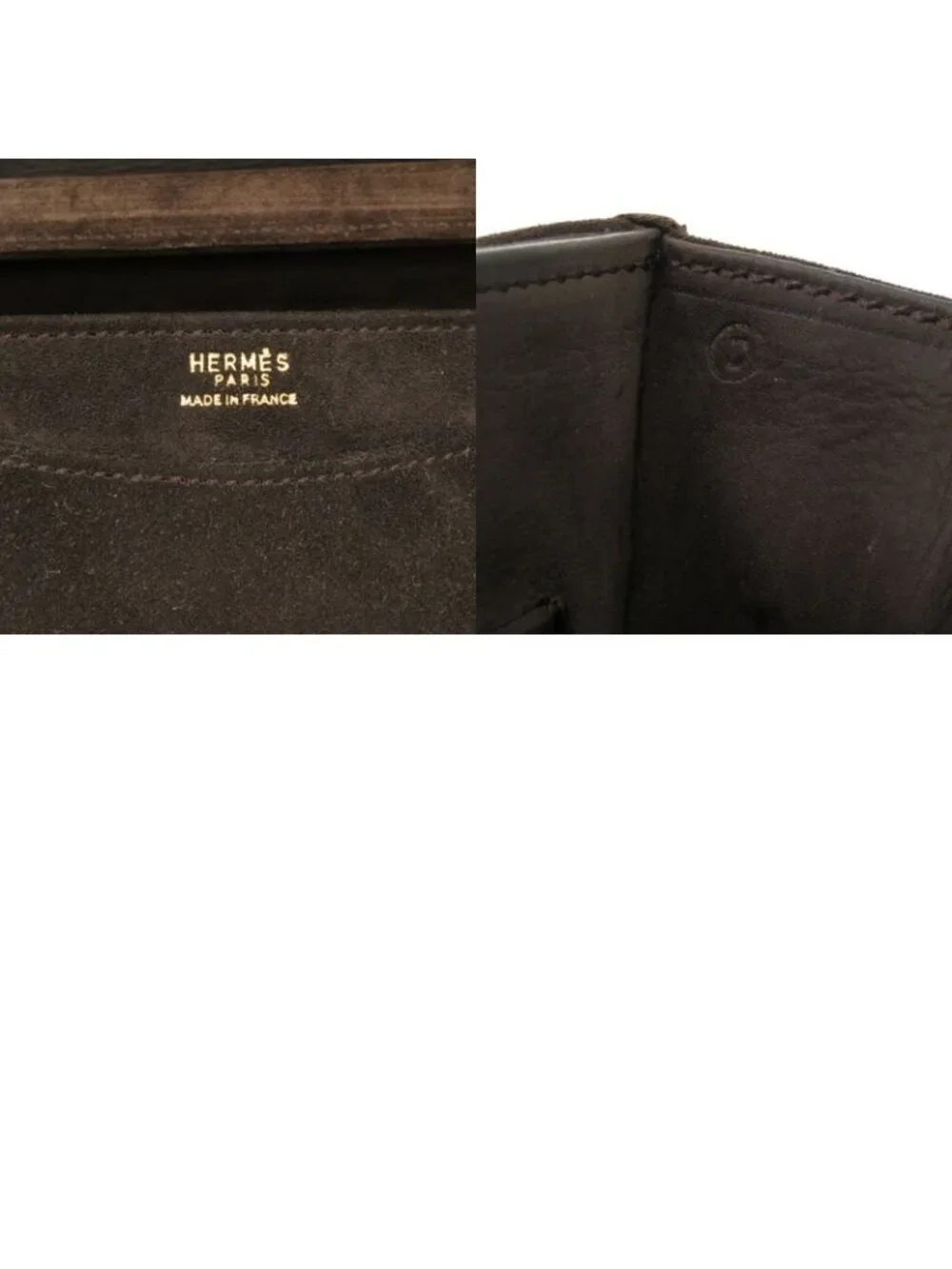 Hermes Ring De Dobris Brown Gold Hardware 00 Vintage Shoulder Bag